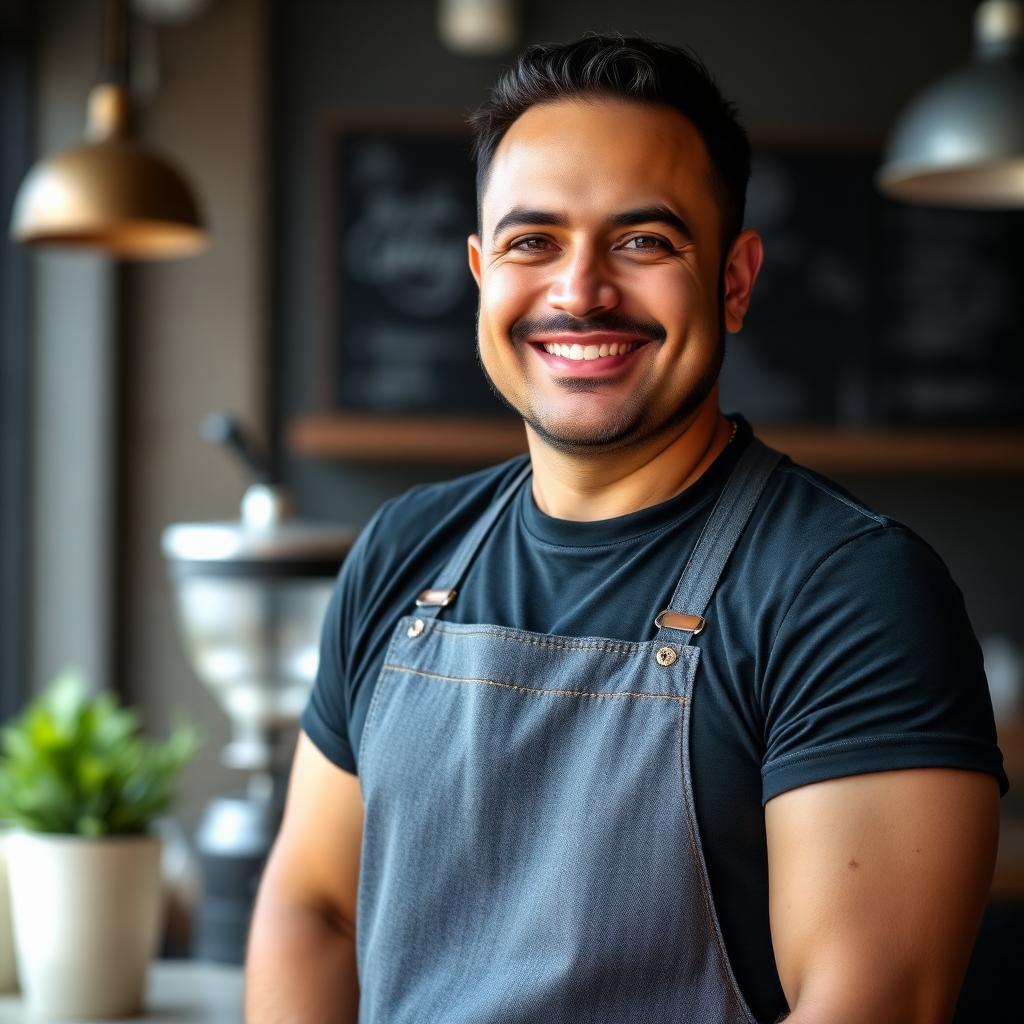 Portrait of Marcus Reyes, Owner at Reyes Coffee Co. · 4 locations