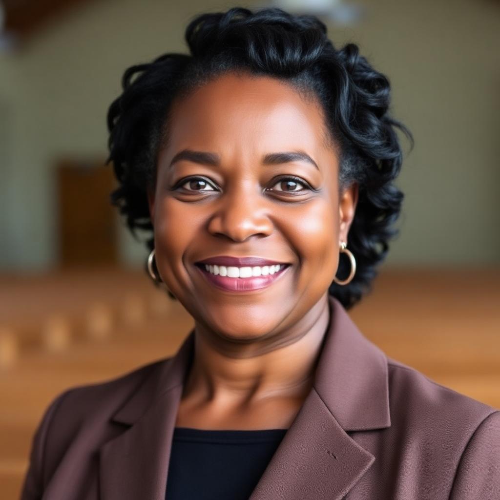 Portrait of Pastor Angela Brooks, Lead Pastor at Cornerstone Community Church